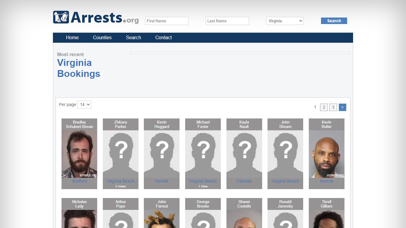 Virginia Arrests and Inmate Search